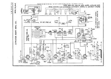 Atwater Kent 90F schematic circuit diagram